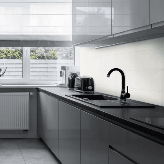 Cerámica para baño 25x40 Blanco Brillo