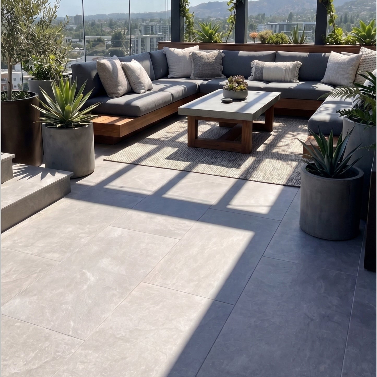 Porcelanato 60x120 Berlim Lugo Grey - vista adicional 2