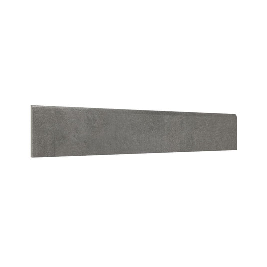Guardapolvo Porcelanato 10x60cm Cemento Grafito