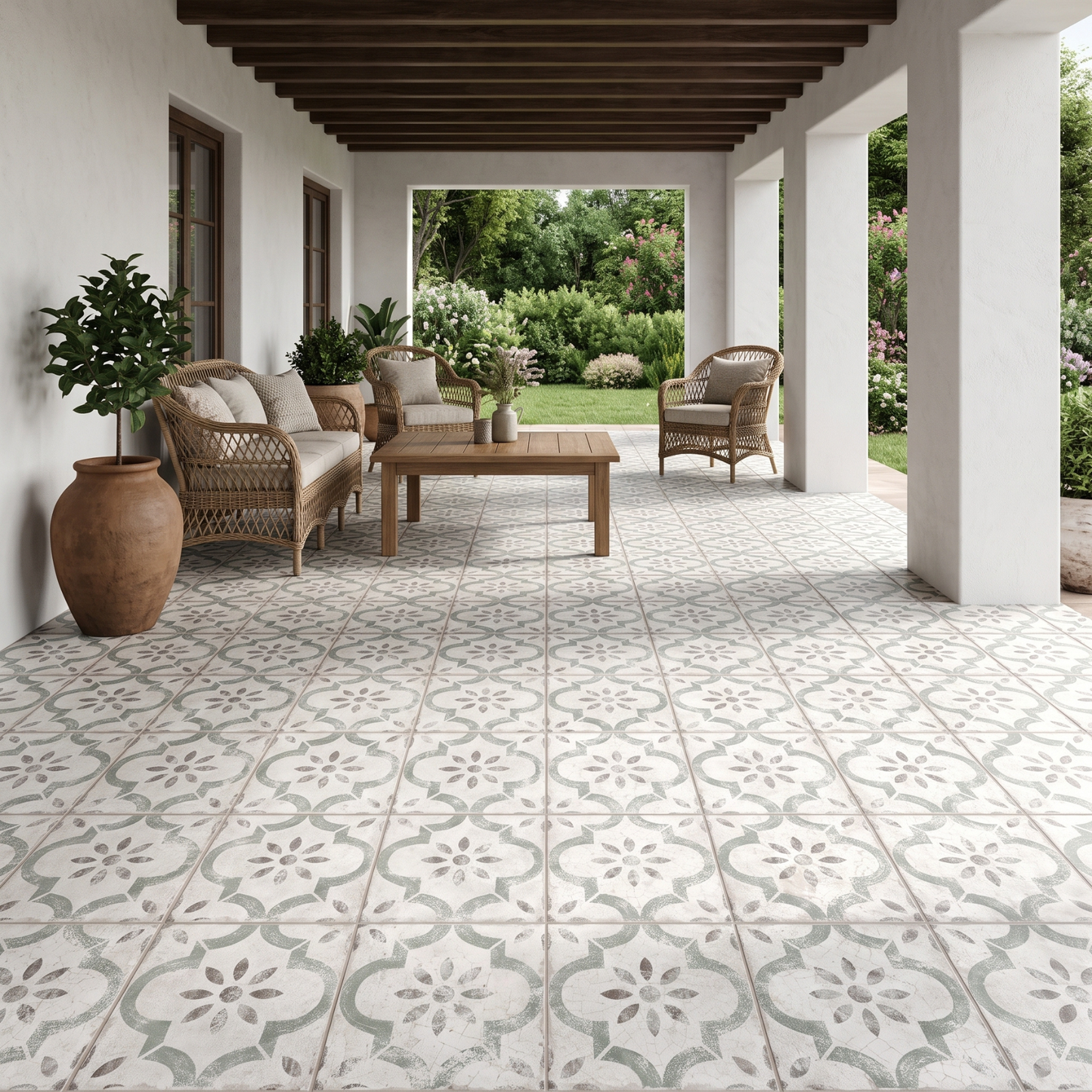Porcelanato 45x45 Leeds Green