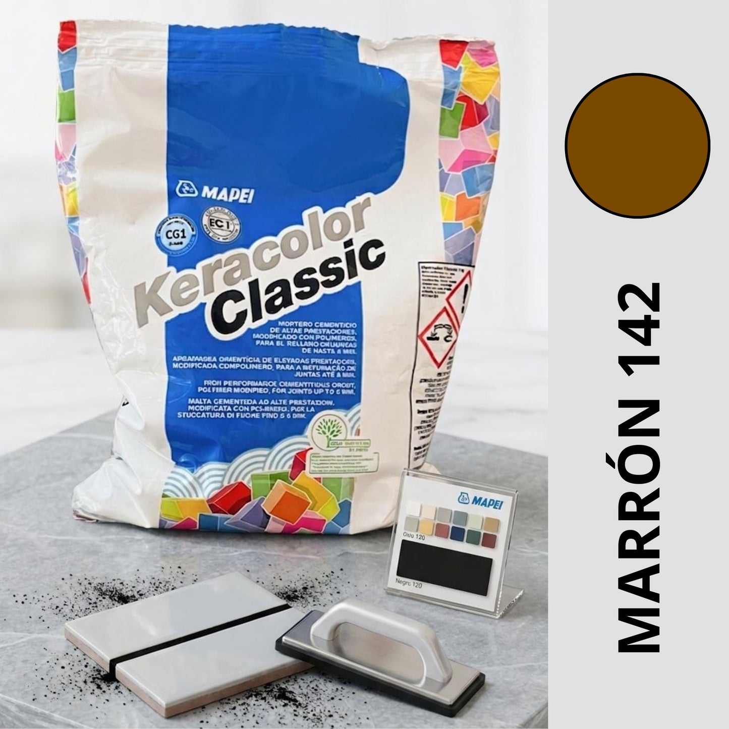 FRAGUE MARRÓN 142 MAPEI 1KG