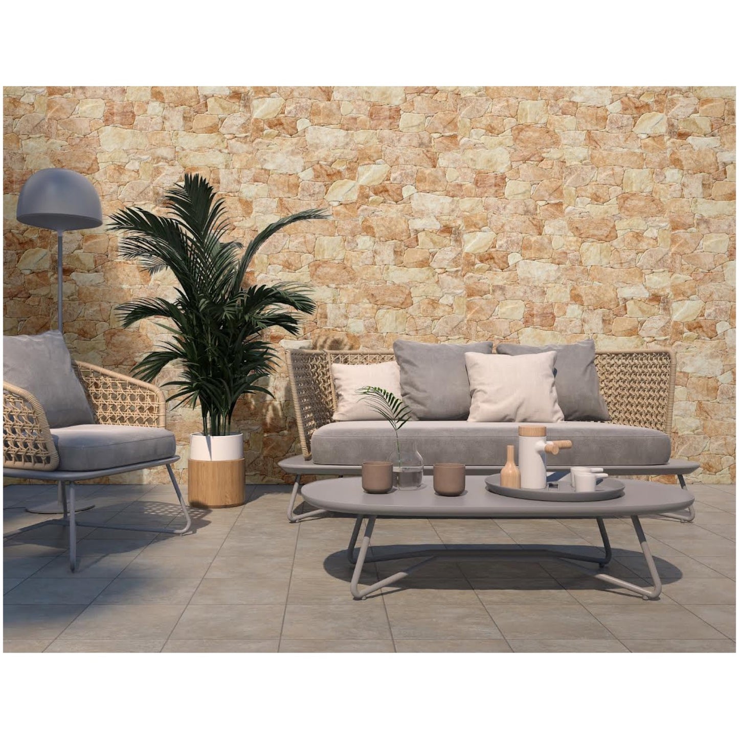 Cerámica para muro Medellin Crema 34x50cm