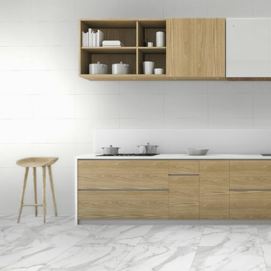 Cerámica 60x60 Calacata Grey