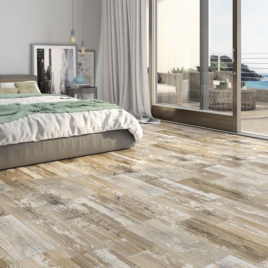 Cerámica Madera 19x57 Fresno Arena