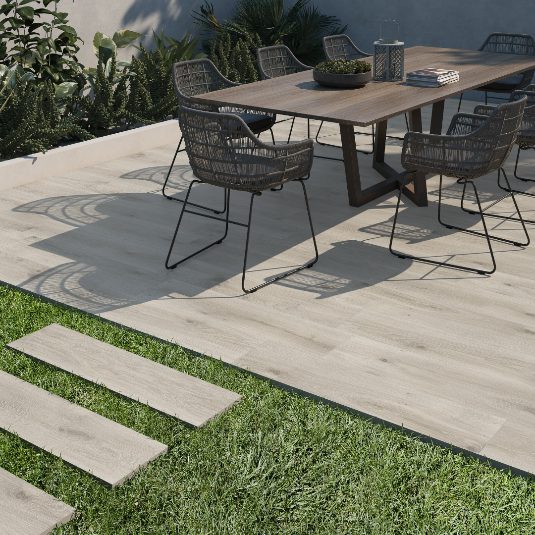 Porcelanato 25x100 Outi Natural - ambiente instalado 3