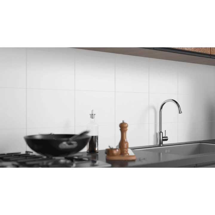Cerámica para baño 25x40 Blanco Brillo - vista adicional