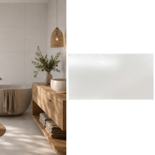 Cerámica 33x60 Absolute White Mate