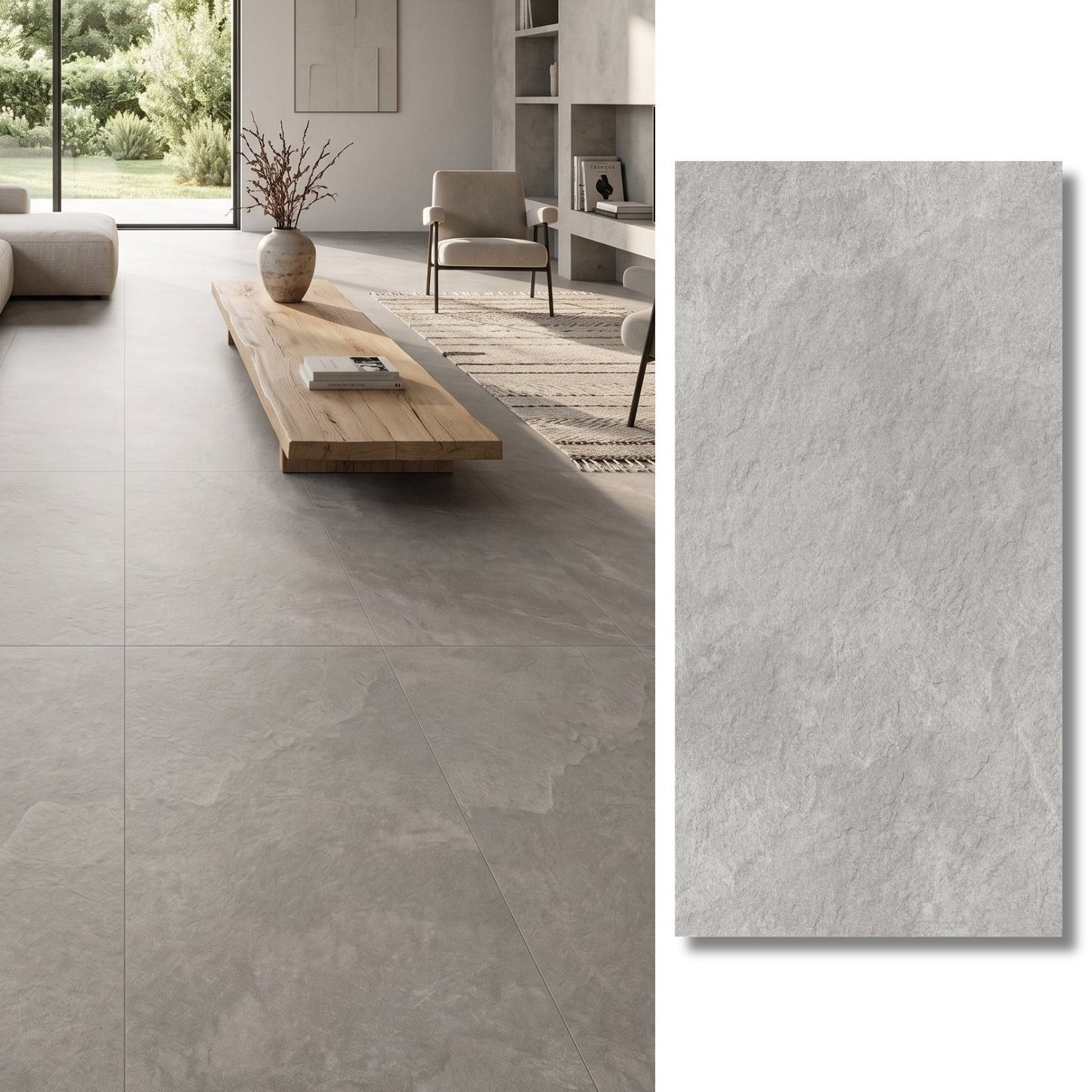 Porcelanato 60x120 Berlim Lugo Grey