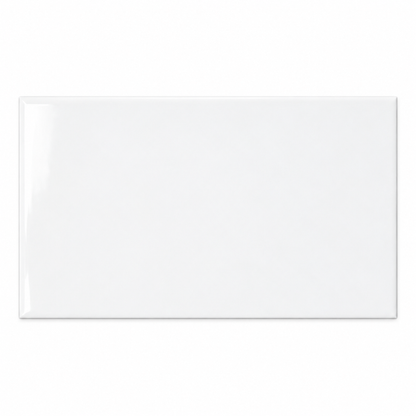 Cerámica para baño 25x40 Blanco Brillo