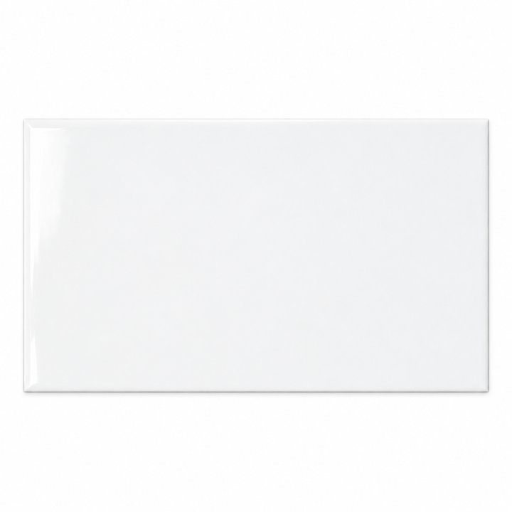 Cerámica para baño 25x40 Blanco Brillo