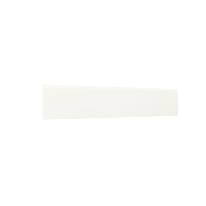 Guardapolvo Cerámica 8x45cm Blanco Mate - vista del material