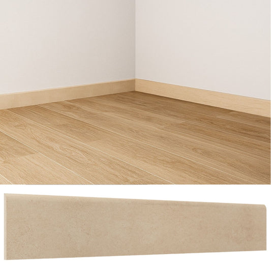 Guardapolvo Porcelanato 10x60cm Cemento Arena