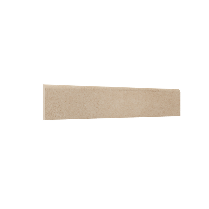 Guardapolvo Cerámica 8x45cm Cemento Arena - vista del material