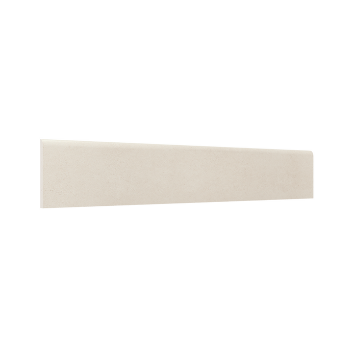 Guardapolvo Porcelanato 10x60cm Cemento Bone - vista del material