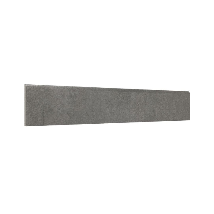 Guardapolvo Porcelanato 10x60cm Cemento Grafito - vista del material