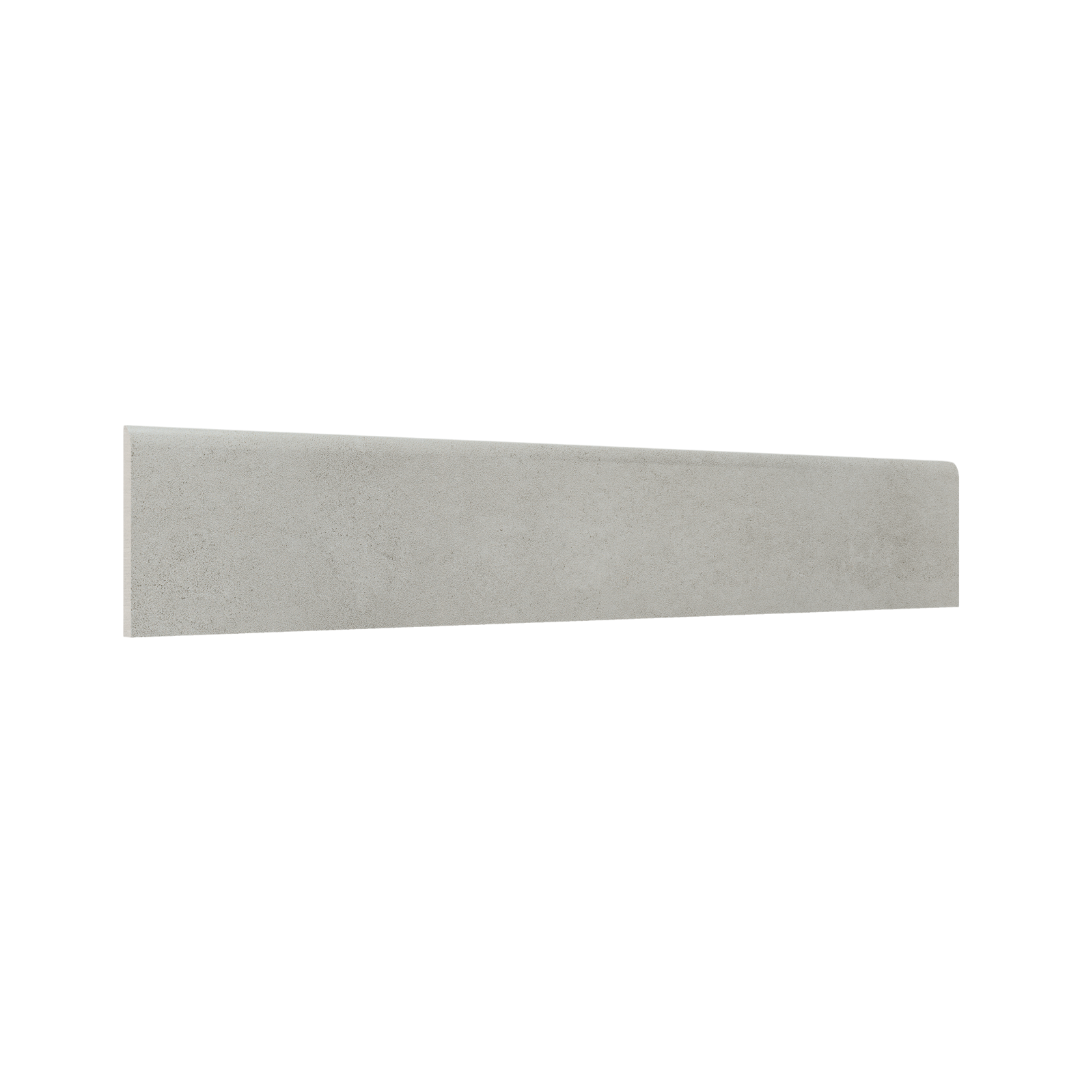 Guardapolvo Porcelanato 10x60cm Cemento Silver