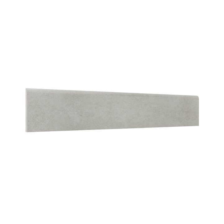 Guardapolvo Porcelanato 10x60cm Cemento Silver - vista del material