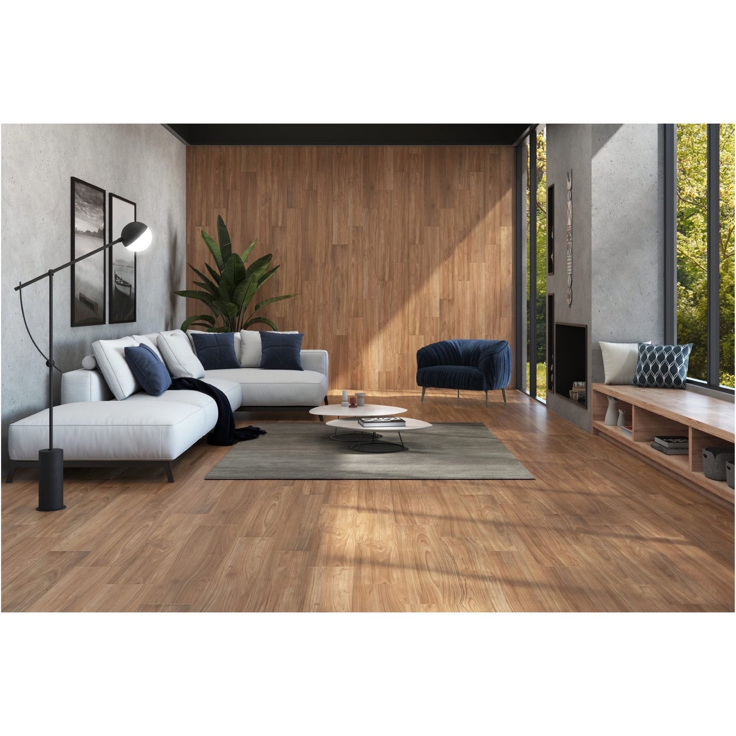 Porcelanato 20x120 Colorado Roble