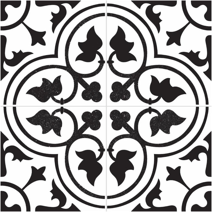 Porcelanato 45x45 Dover Black - vista del material