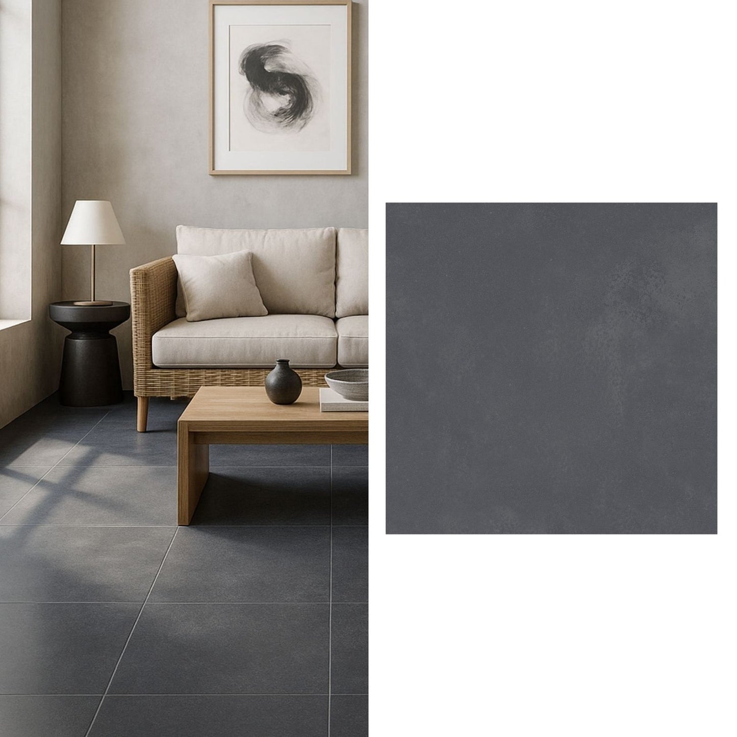Porcelanato 60x60 Flik Anthracite
