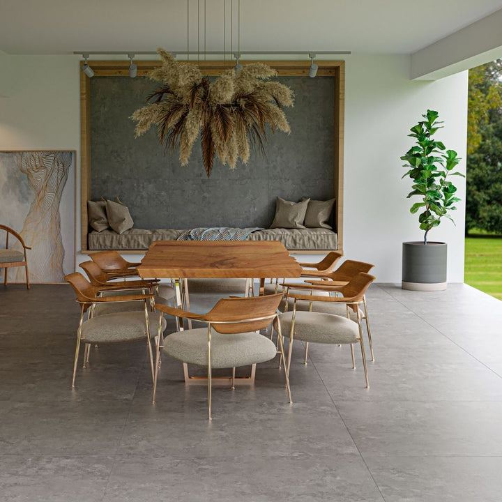 Porcelanato 62x122 Gran District Gray Out - ambiente instalado