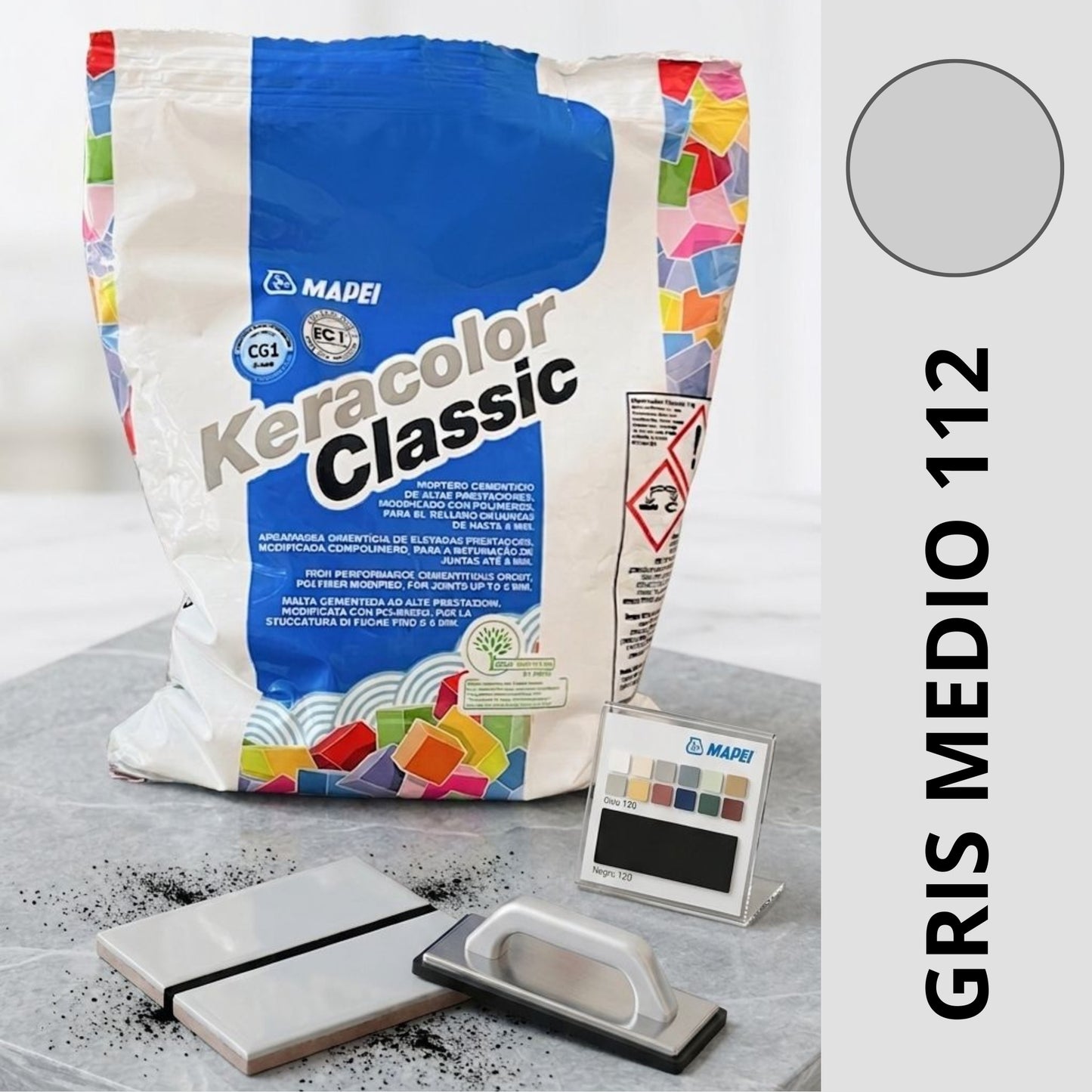 FRAGUE GRIS MEDIO 112 MAPEI 1KG