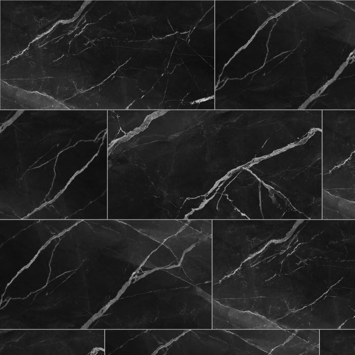 Porcelanato 62x121 Gran Calacata Black - ambiente instalado 2