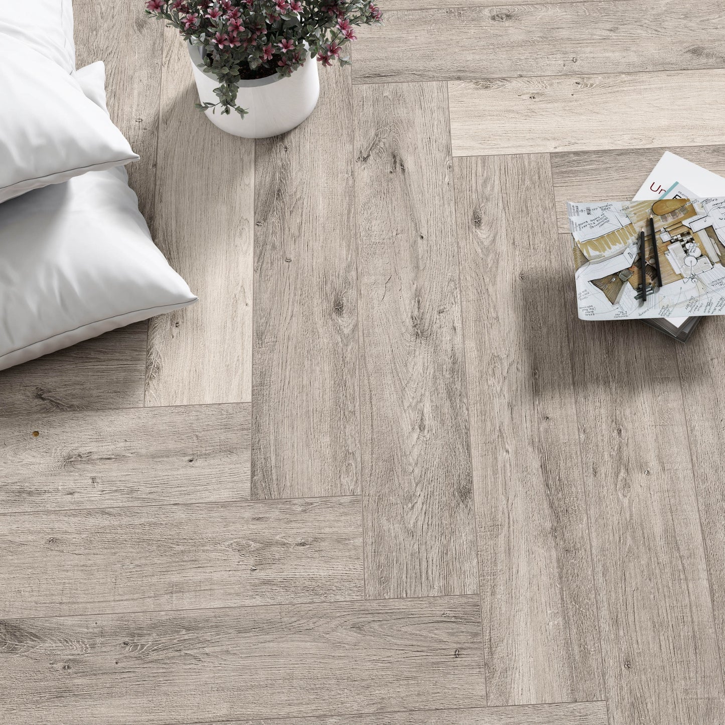 Porcelanato 20x120 Bricola Cerezo - vista adicional