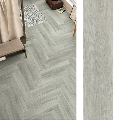 Porcelanato Madera 22,5x90 Landes Gris