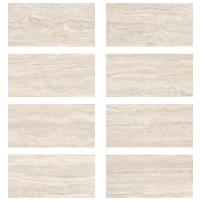 Porcelanato 60x120 Travertino Lugano Cream