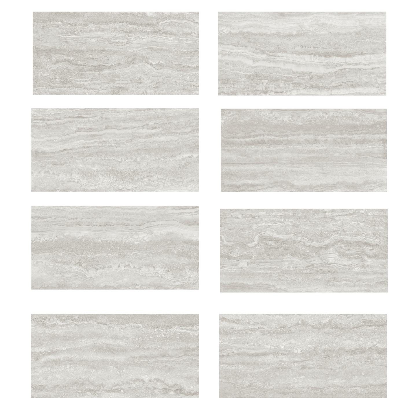 Porcelanato 60x120 Travertino Lugano Silver