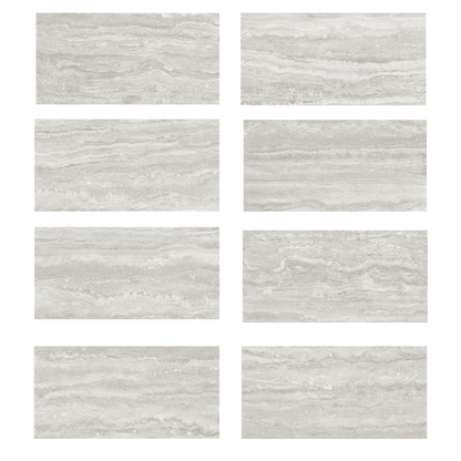 Porcelanato 60x120 Travertino Lugano Silver