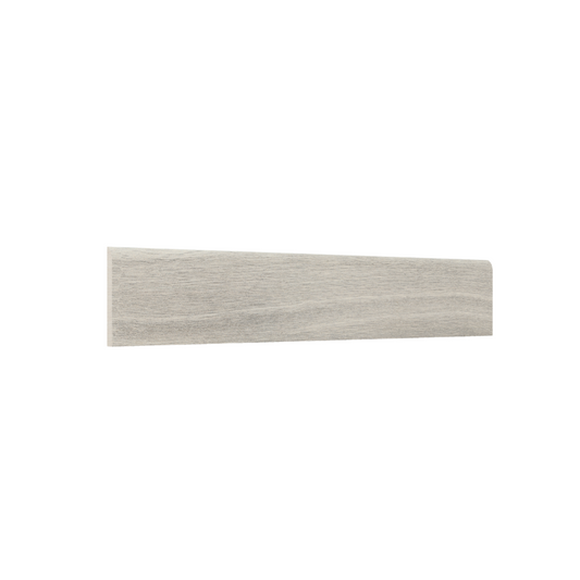 Guardapolvo Cerámica 8x45cm Madera Gris