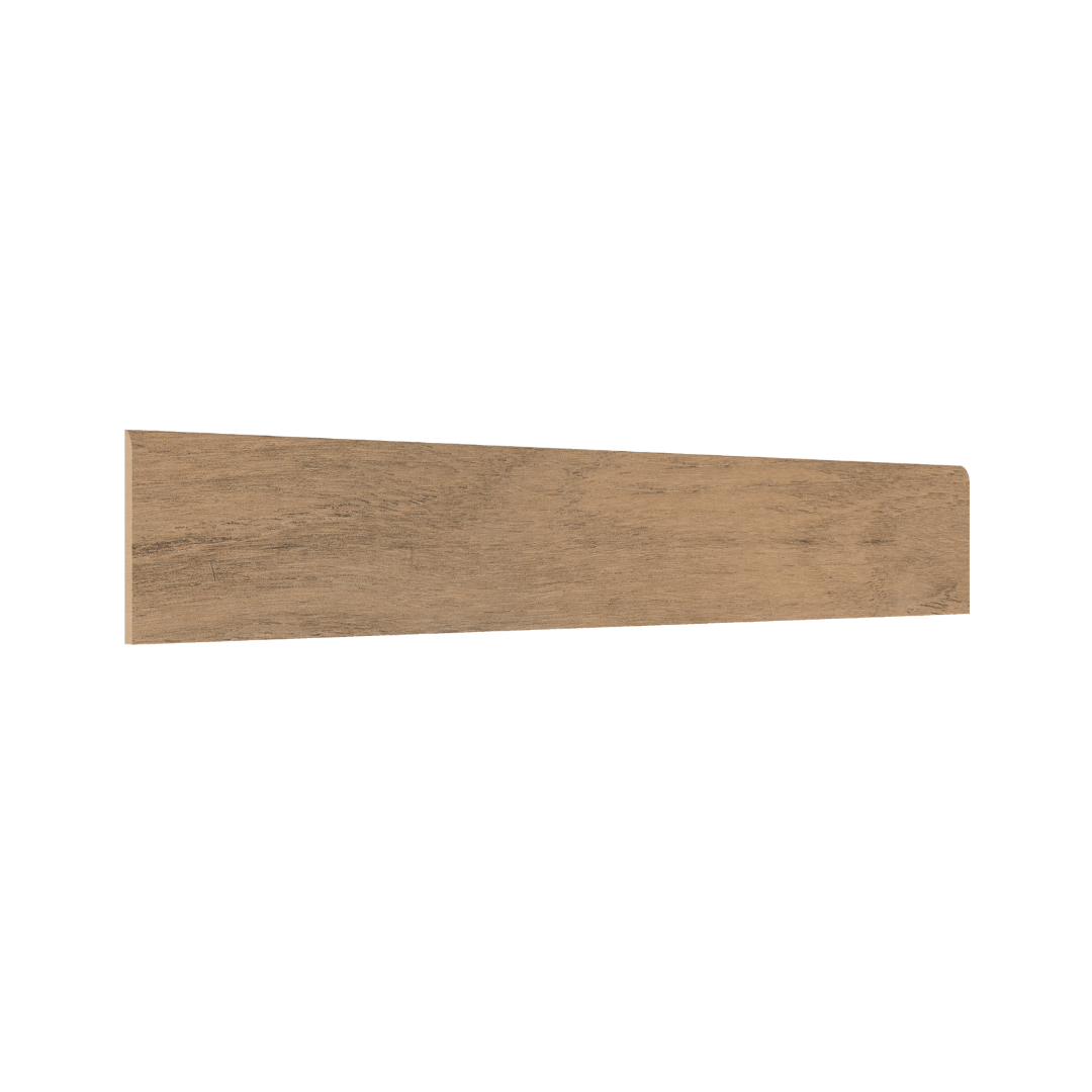 Guardapolvo Porcelanato 10x60cm Madera Walnut