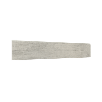 Guardapolvo Porcelanato 10x60cm Madera Silver
