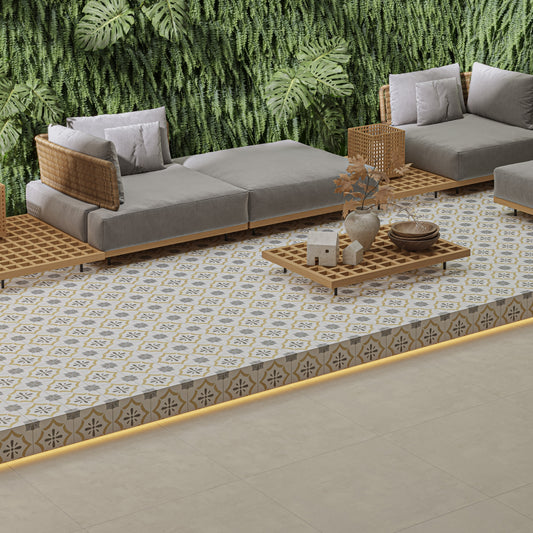 Cerámica tipo decorado 60x60 Milano