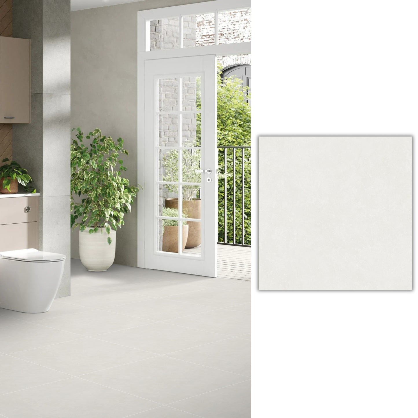 Cerámica 60x60 Napoli White