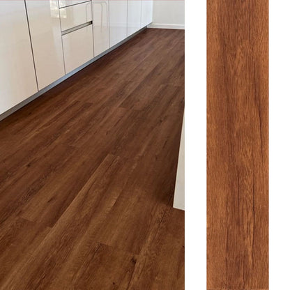 Piso Vinílico SPC 18x122 Roble Oscuro 5,5mm