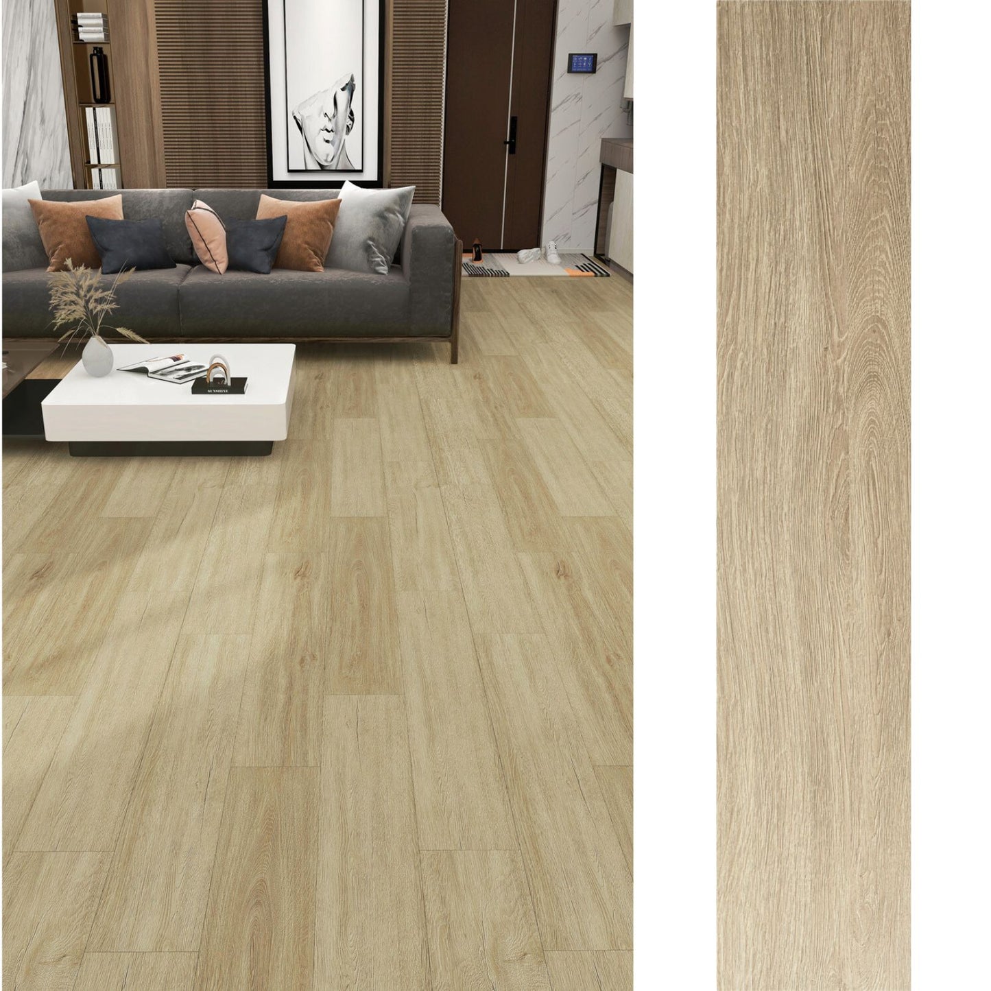 Piso Vinílico SPC 122x22 Eminent Natural