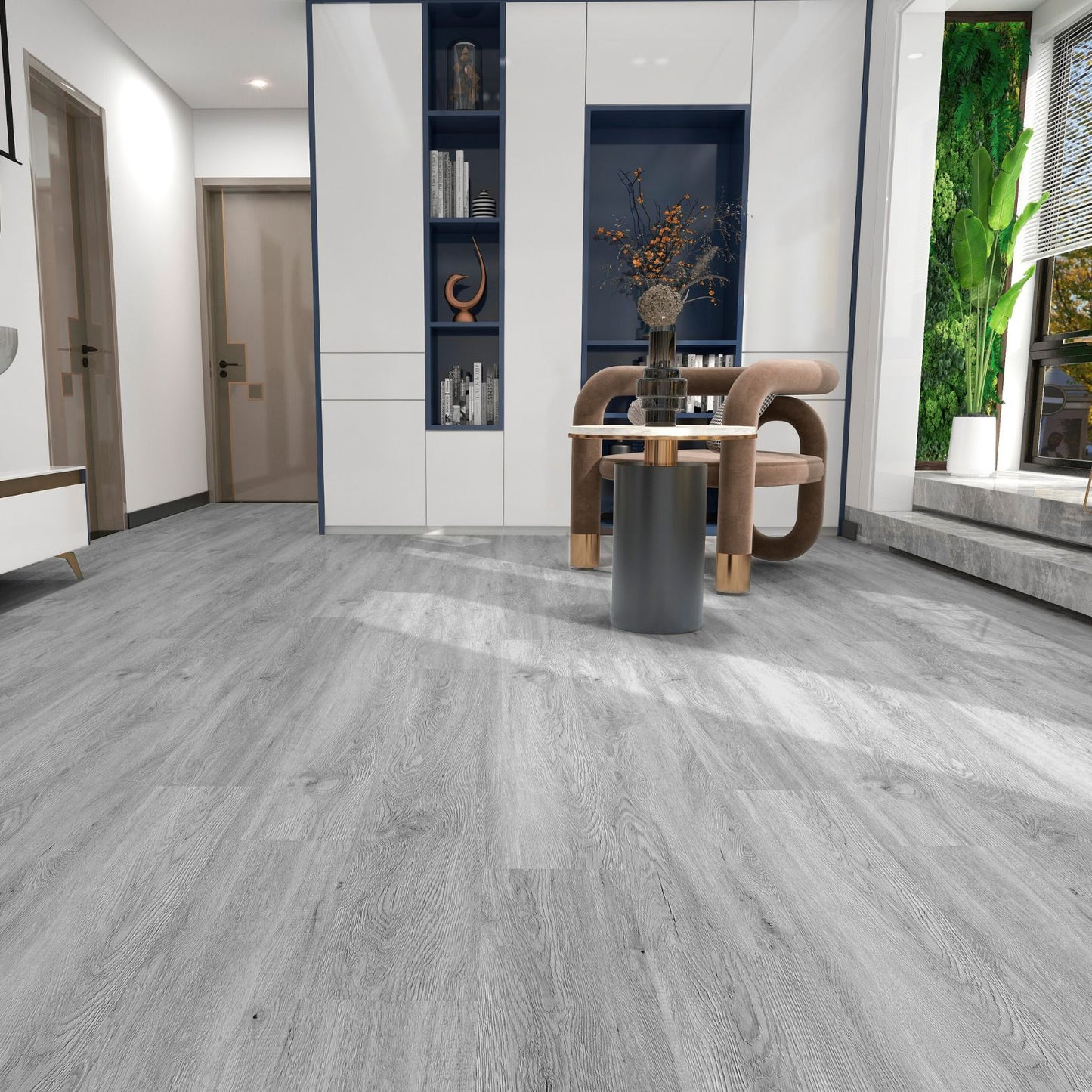 Piso Vinílico SPC 122x22 Eminent Pro Slate