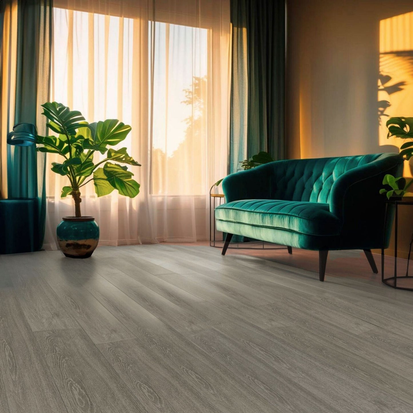 Piso Vinílico SPC 122x23 Wolf Nogal