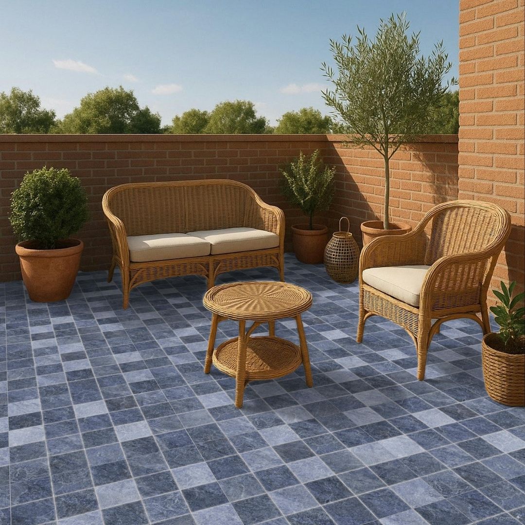 Cerámica 60x60 Stone Marine Blue Out