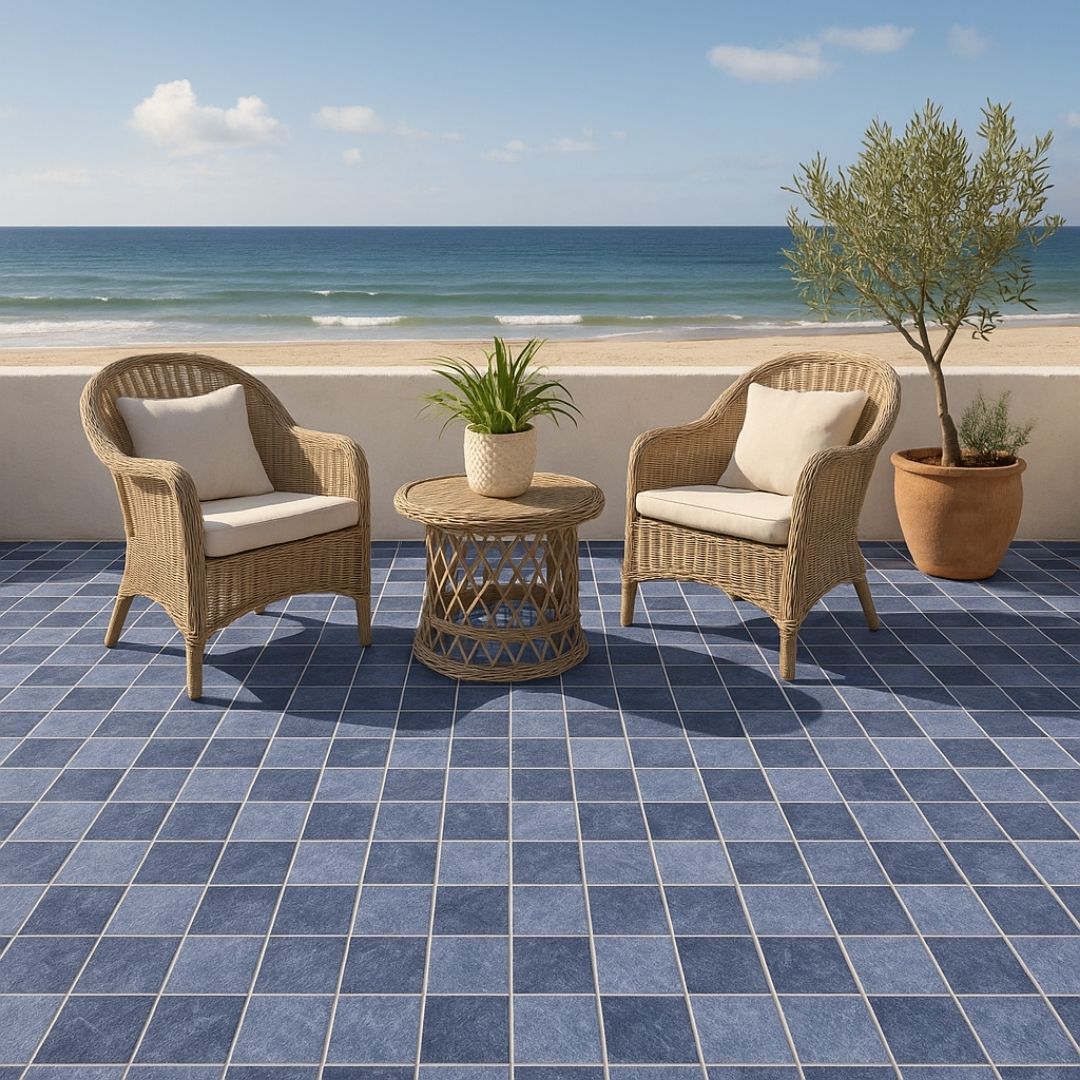 Cerámica 60x60 Stone Marine Blue Out