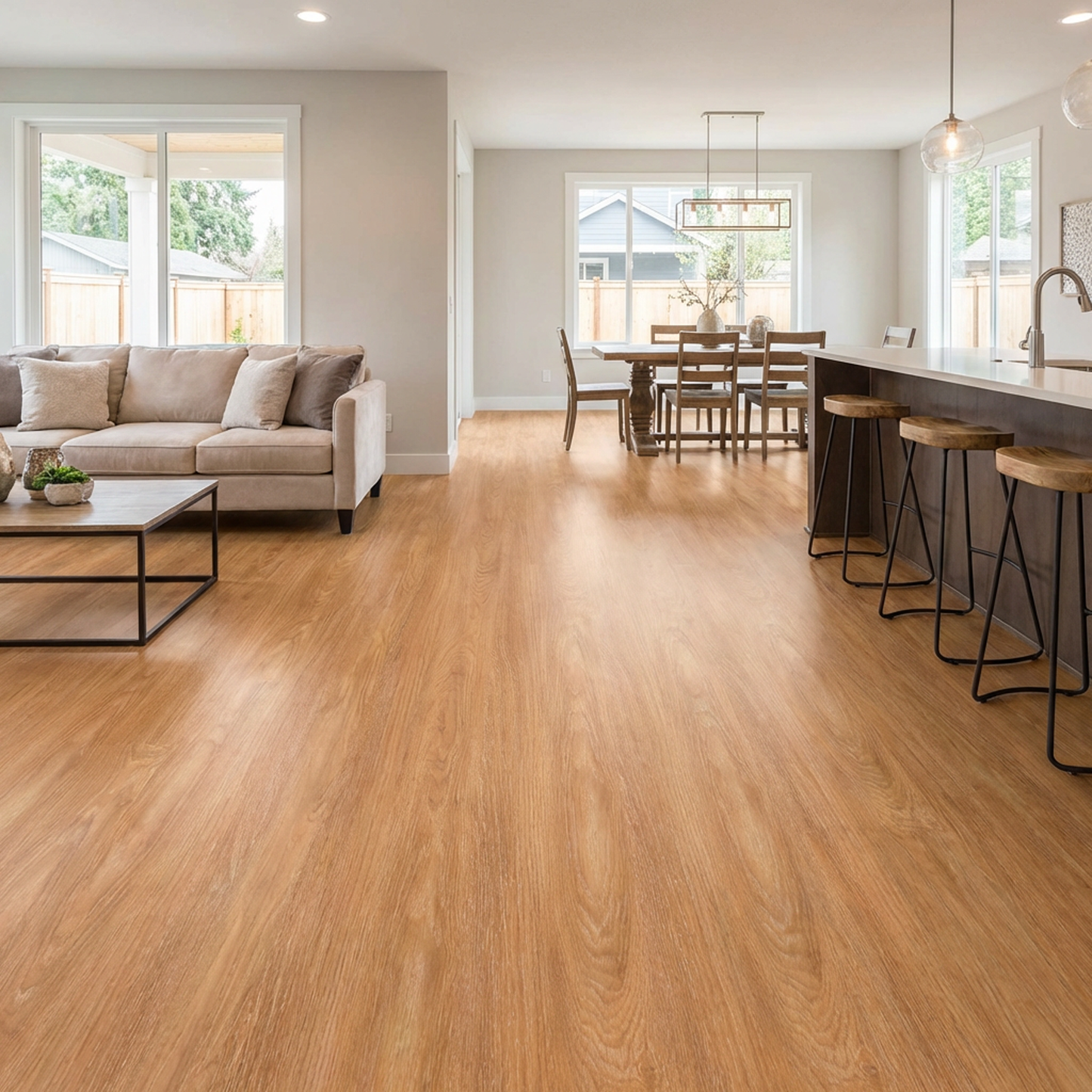 Piso Vinílico SPC 18x122 Wood Honey 5,3mm