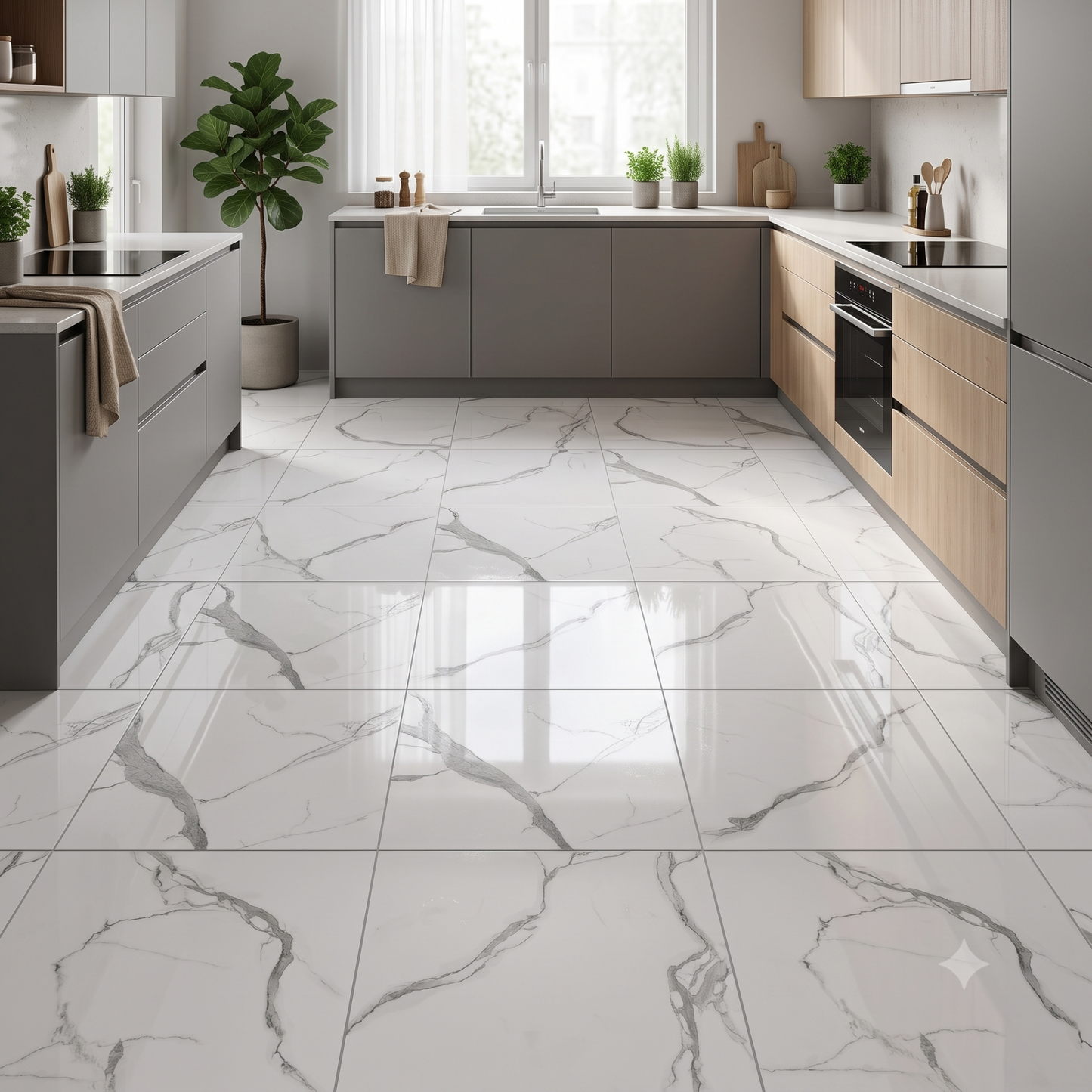 Porcelanato 60x60 Statuario Rich Silver