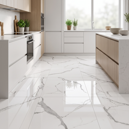 Porcelanato 60x60 Statuario Rich Silver