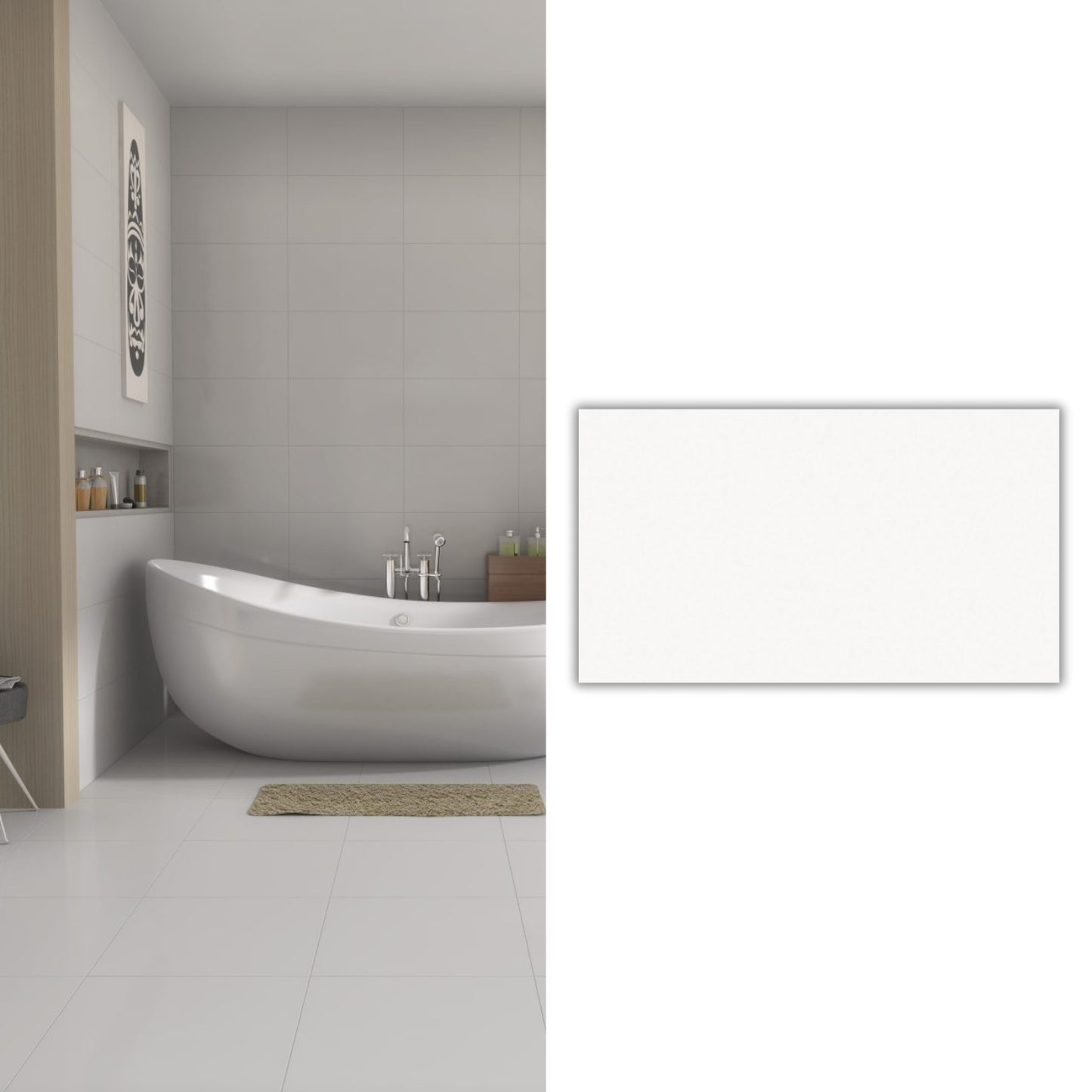 Cerámica 33x60 Absolute White