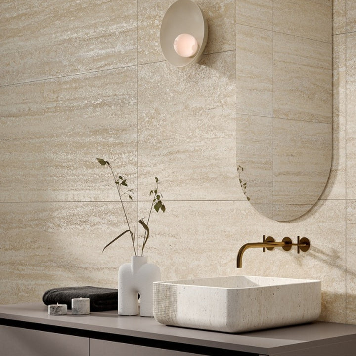 Porcelanato 60x60 Siena Toscano - ambiente instalado
