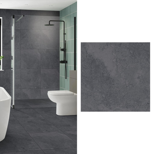 Porcelanato 60x60 Apriko Anthracite