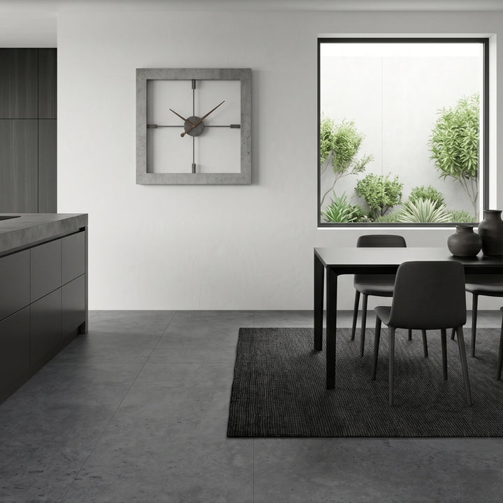 Porcelanato 60x120 Apriko Anthracite - ambiente instalado
